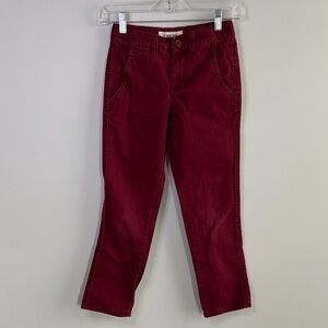 Cherokee kids size 8 Deep Red Trousers